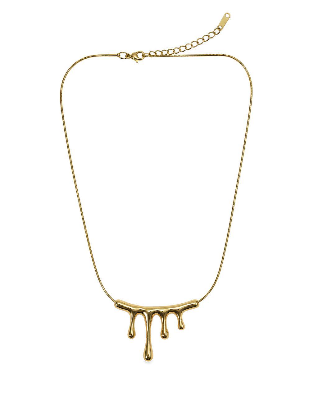 Henika Melted Gold Necklace