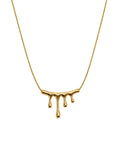 Henika Melted Gold Necklace