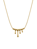 Henika Melted Gold Necklace