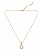 Henika Golden Pebble Necklace