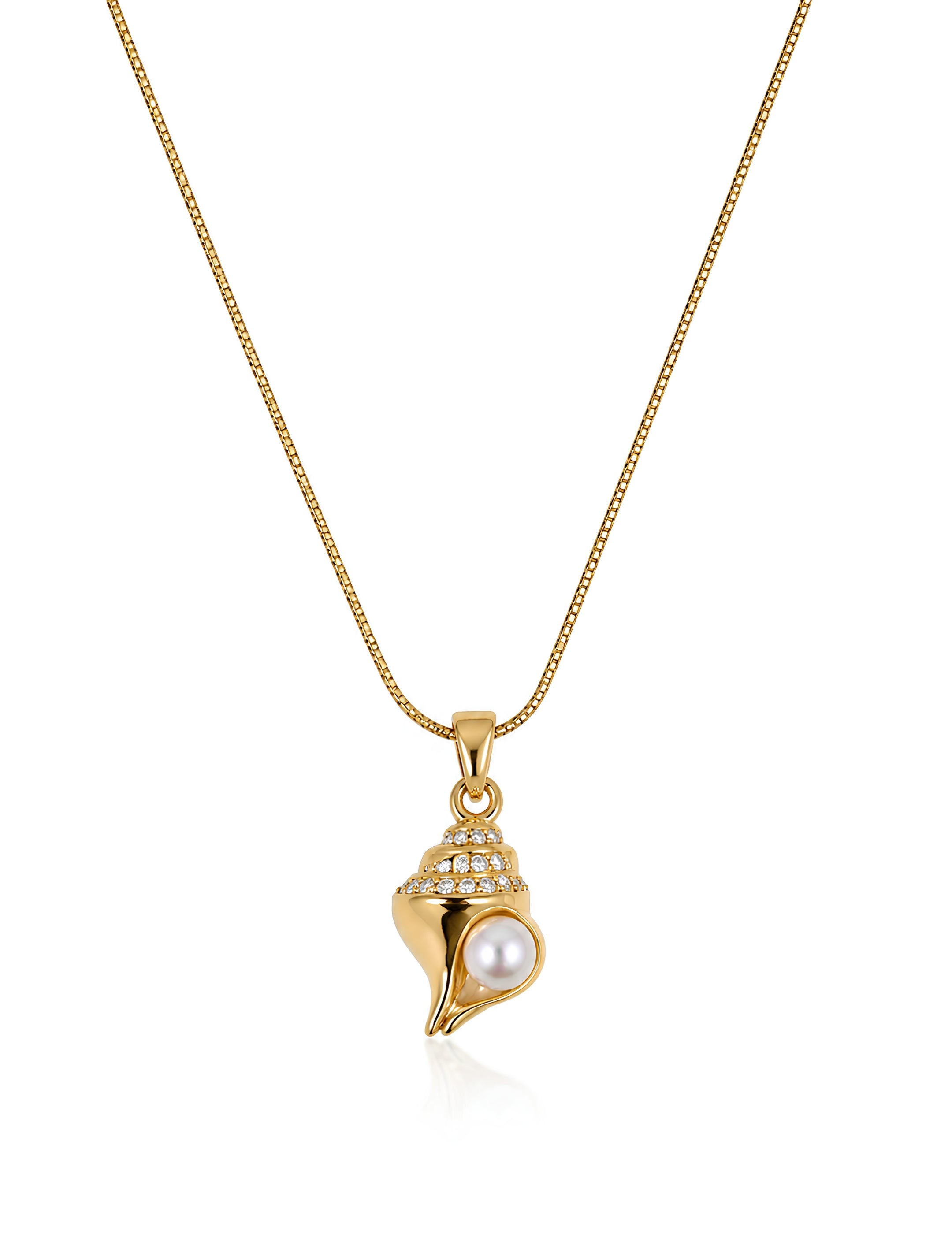 Henika Pearl Shell Necklace