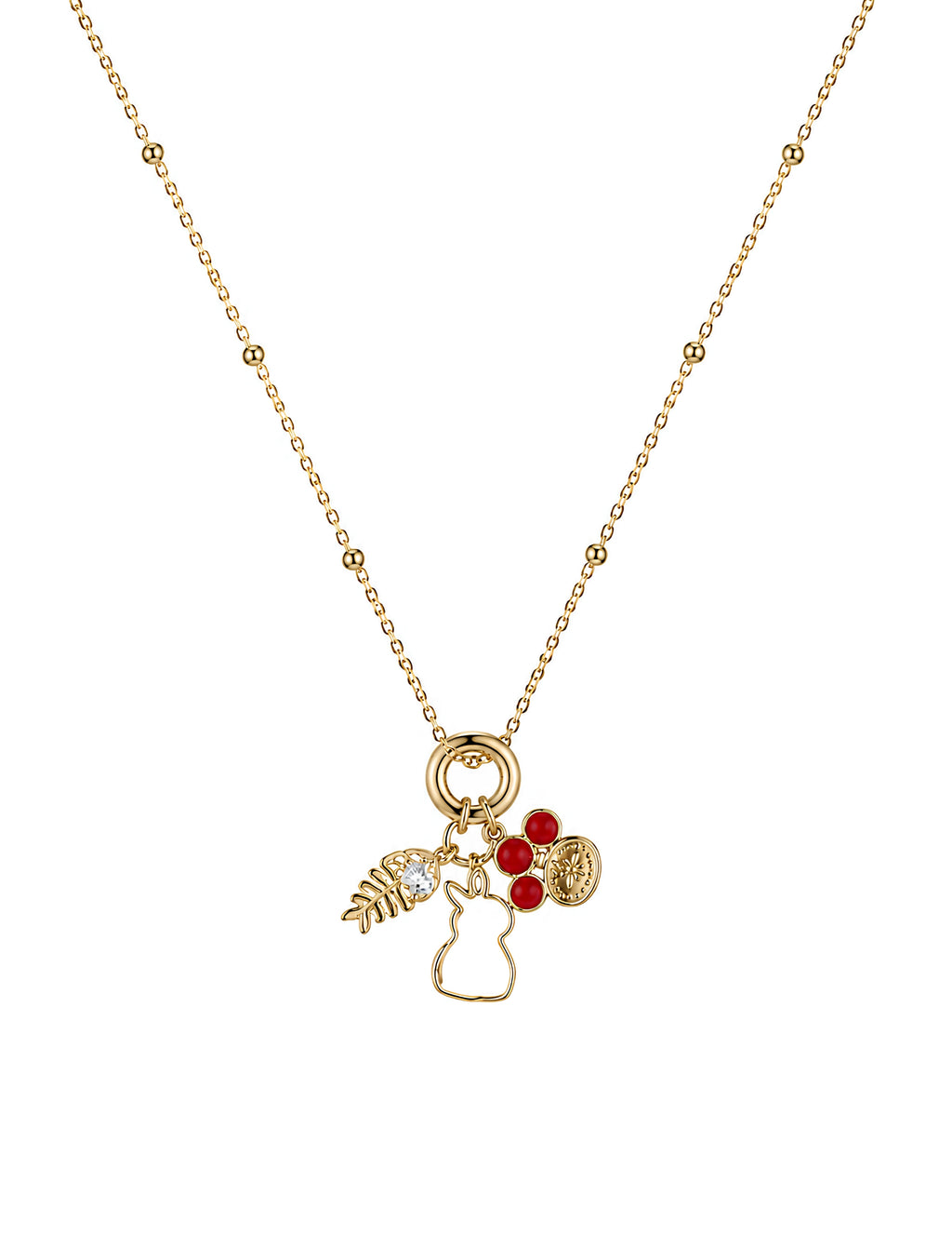 Henika Lucky Cat Charm Necklace