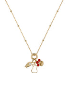Henika Lucky Cat Charm Necklace