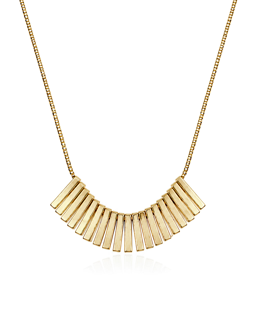 Henika Golden Cascade Necklace