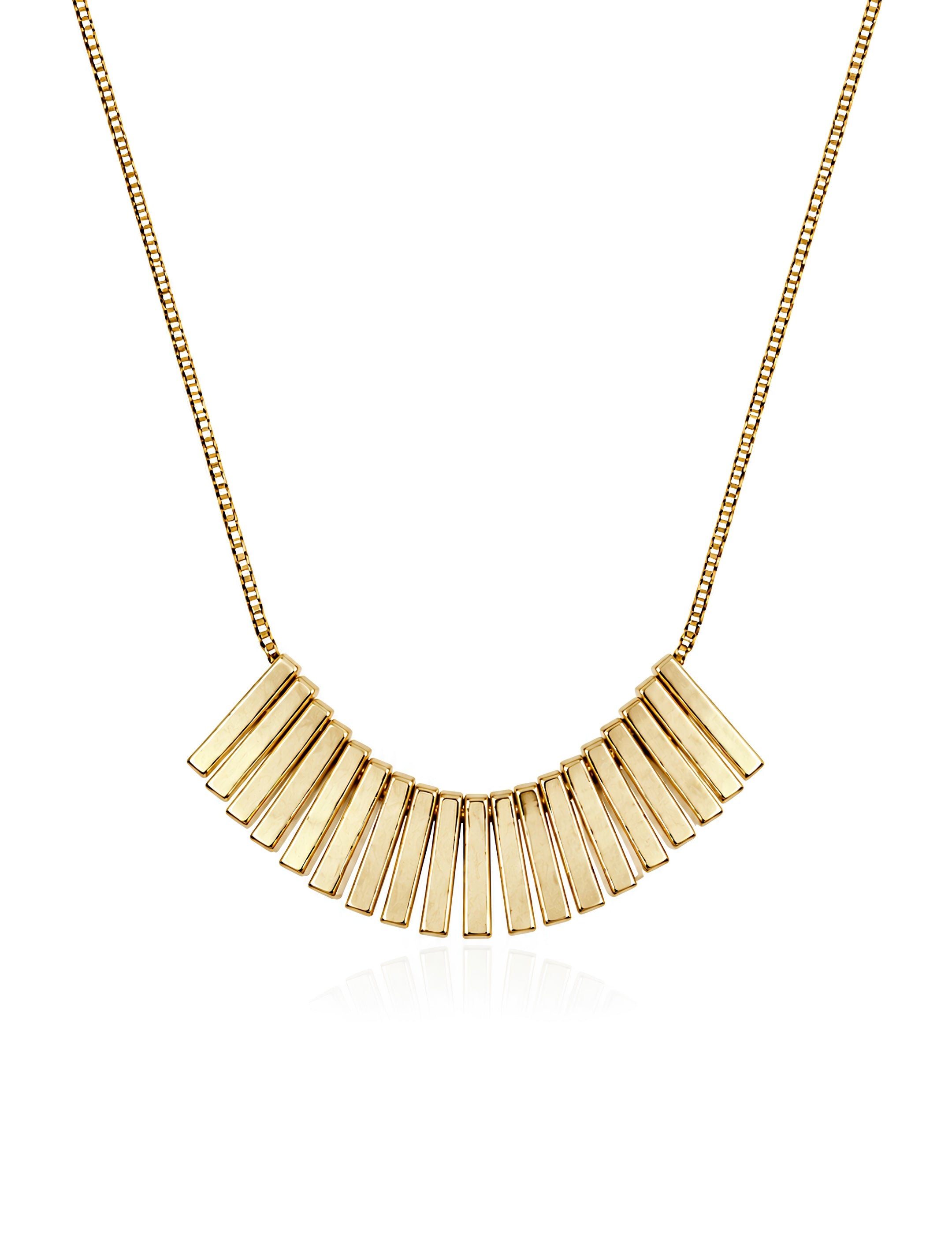 Henika Golden Cascade Necklace