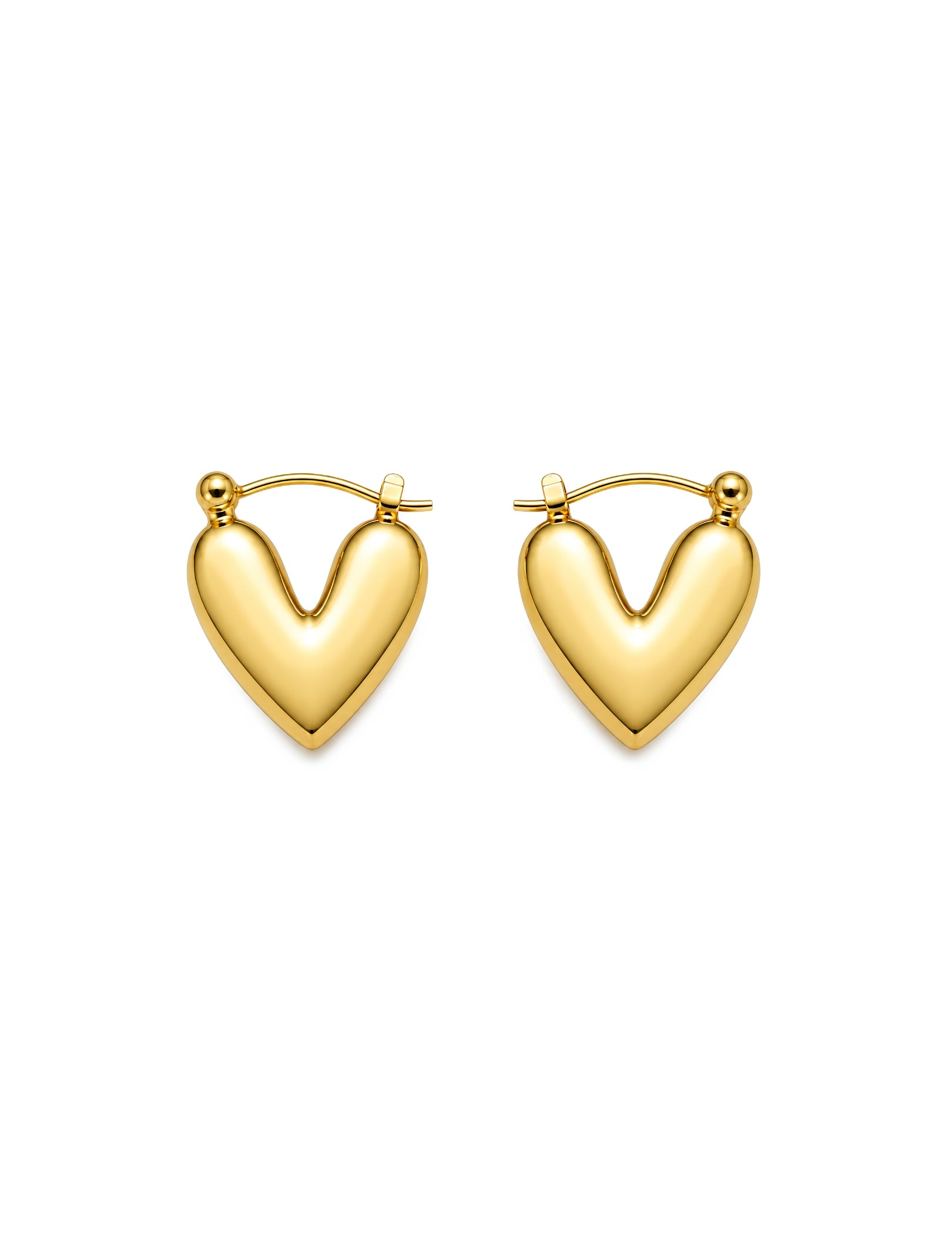 Henika Golden Heart Hoops
