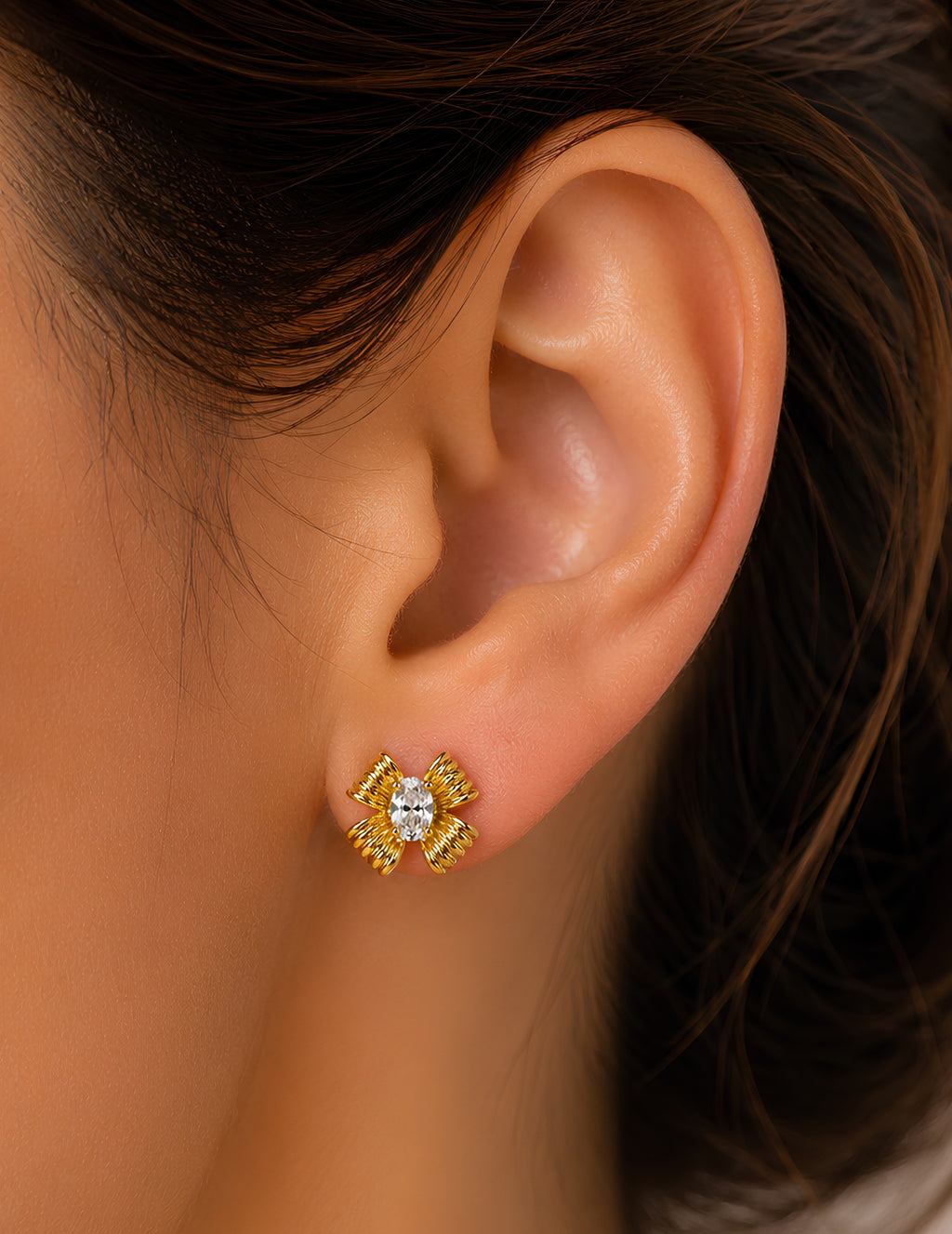 Henika Radiant Bloom Stud Earrings