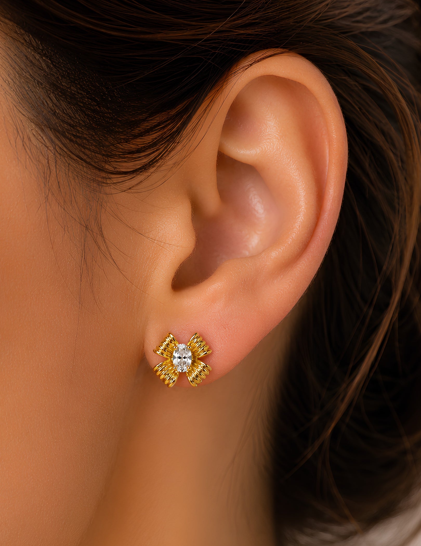 Henika Radiant Bloom Stud Earrings