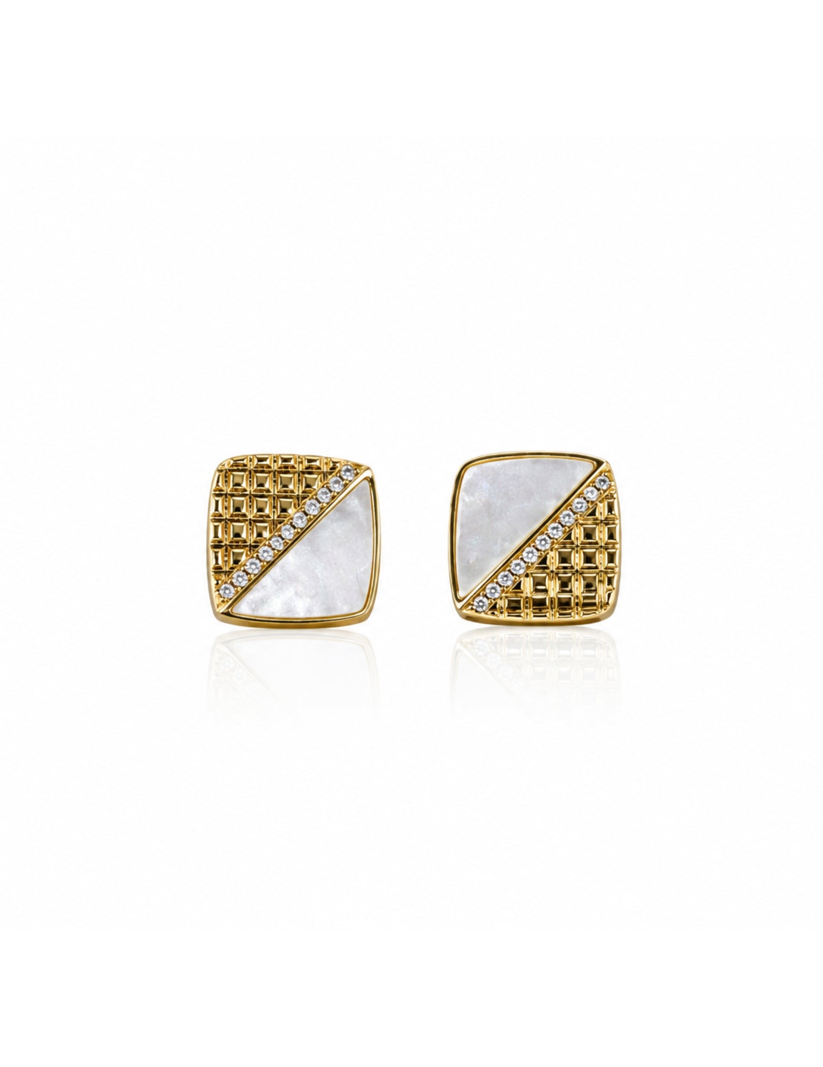 Henika Aurora Mosaic Stud Earrings