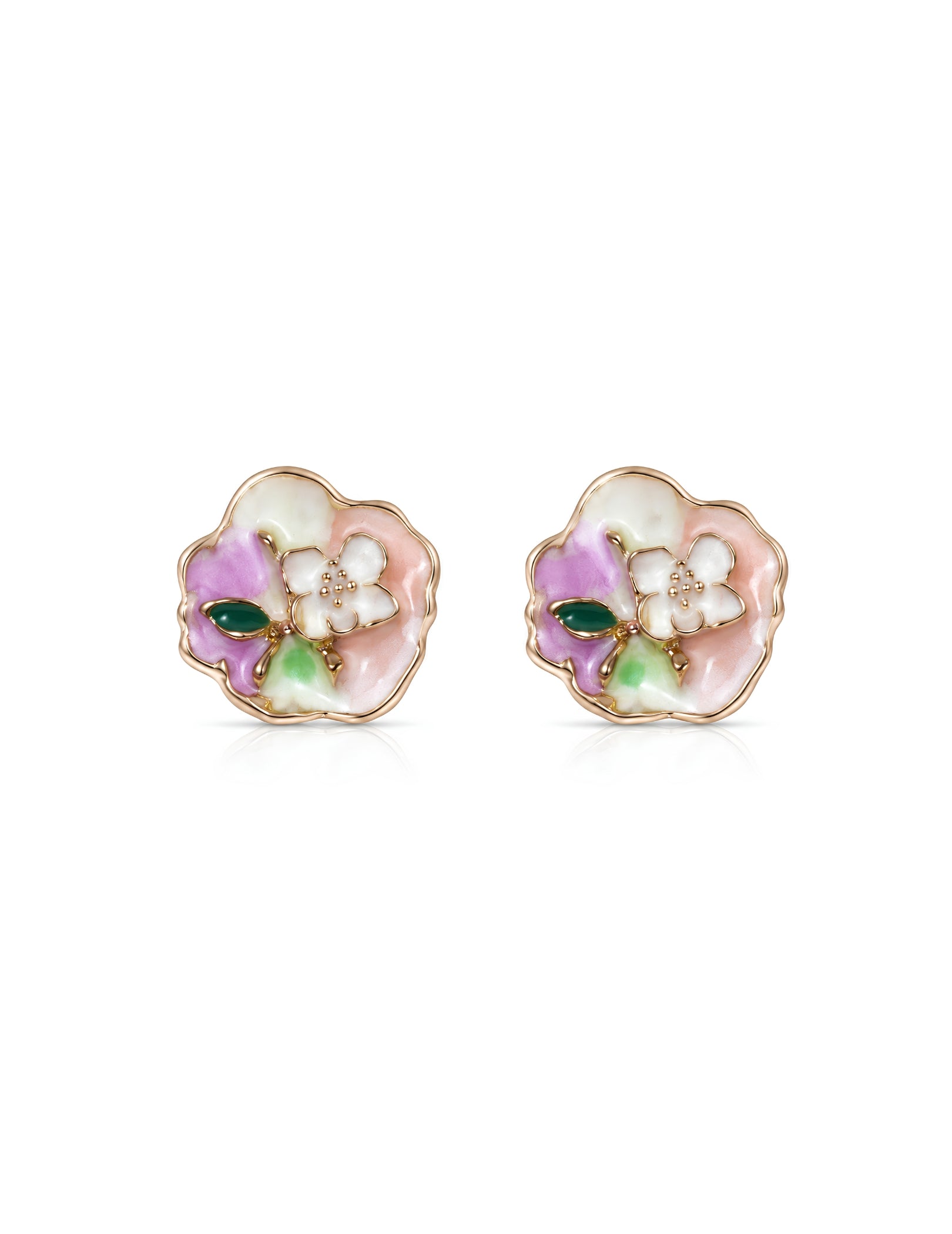 Henika Blossom Garden Stud Earrings
