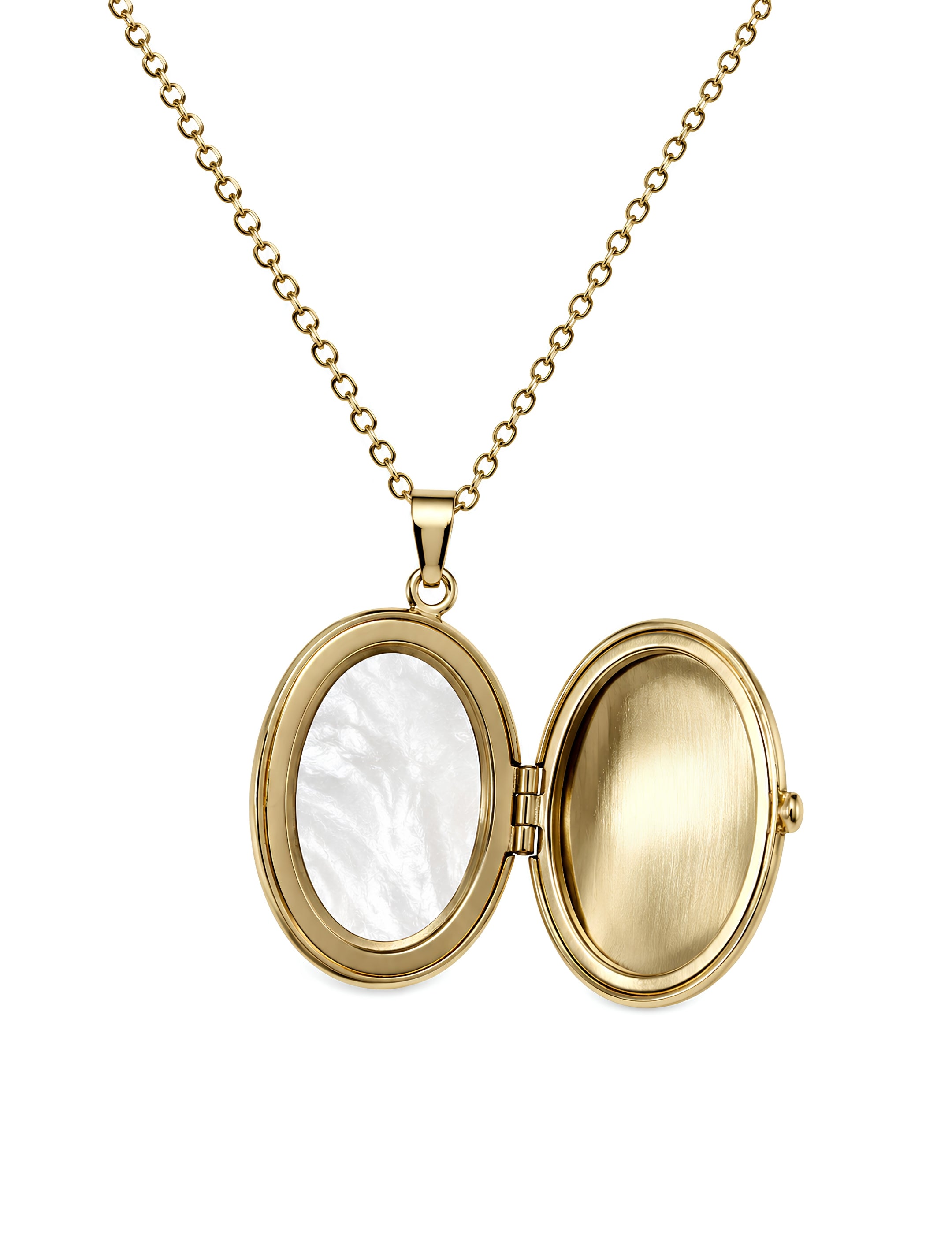 Henika Secret Pearl Locket Necklace